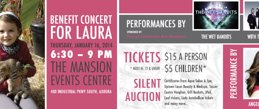 Benefit Concert for Laura – Jan 16th